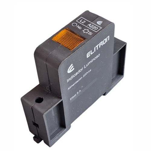 100025.jpg INDICADOR LED AMBAR 220V 9MM RIEL DIN