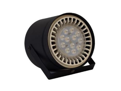 Cabezal Cilíndrico para AR111/GU10 - Sin Zócalo - Negro