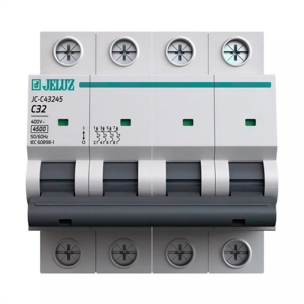 100953 interruptor termomagnetico din 4x32 amp. 4.5ka jeluz