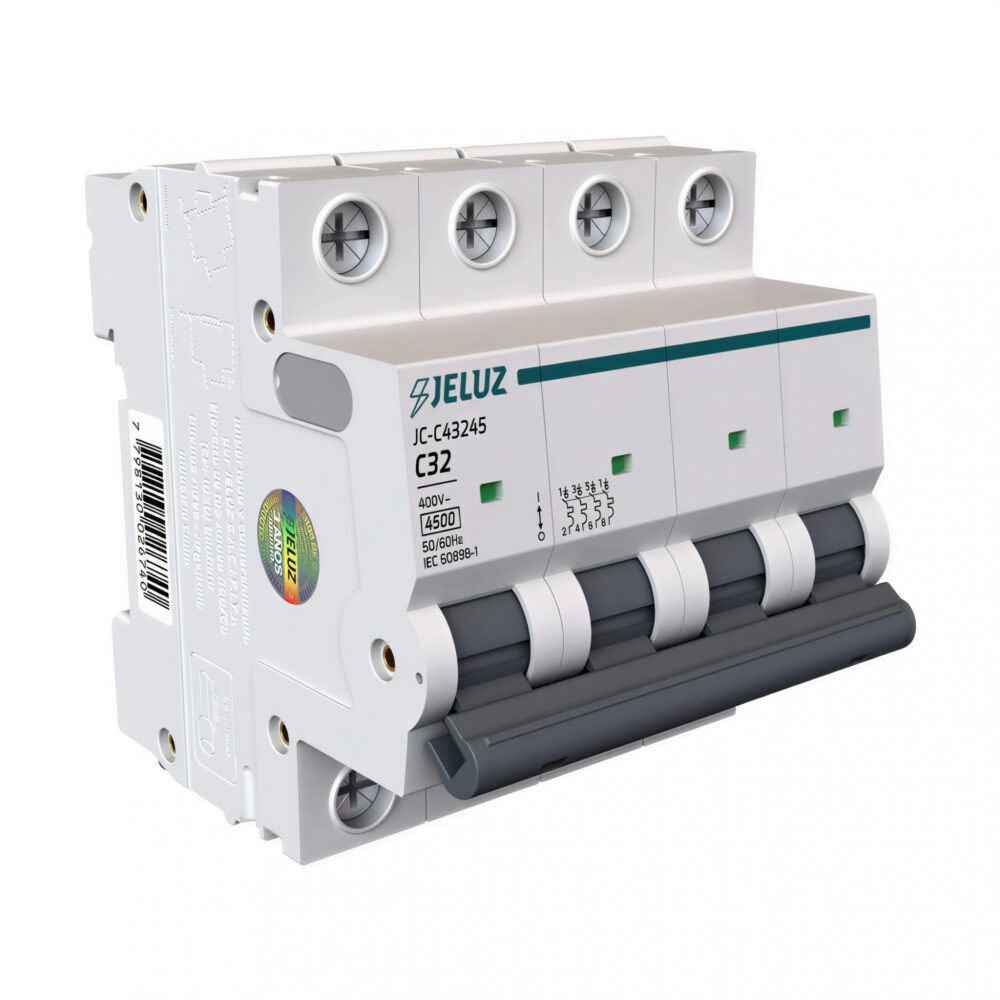 100954 interruptor termomagnetico din 4x40 amp.4.5ka jeluz
