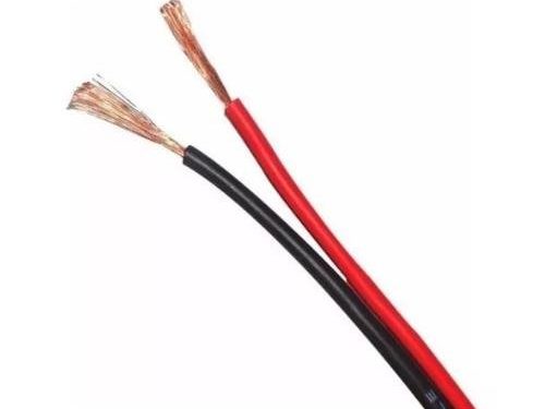 Cable Parlante 2 x 0,50 mm - Rojo/Negro - Por Metro