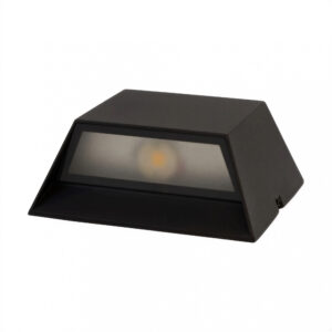 mini faro antivandálico negro e27