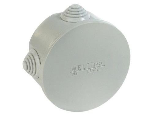 Caja de Paso Redonda 80 x 40 - con Tapa