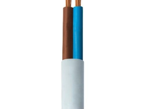 Cable de Cobre Vaina Redonda 2 x 2,5 mm - Blanco - Por Metro