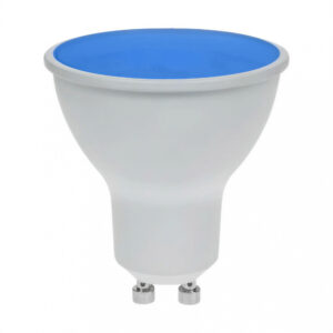 lampara dicroica led gu10 48led 3w azul