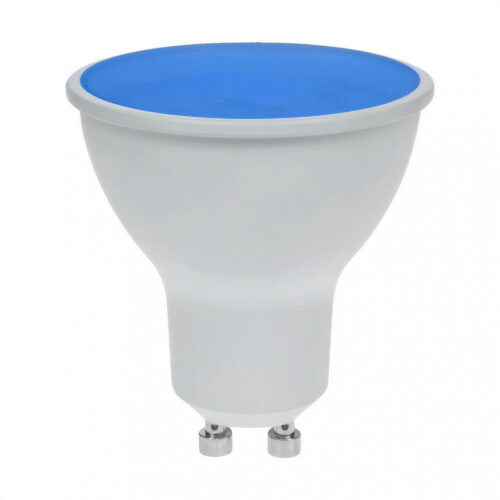 lampara dicroica led gu10 48led 3w azul
