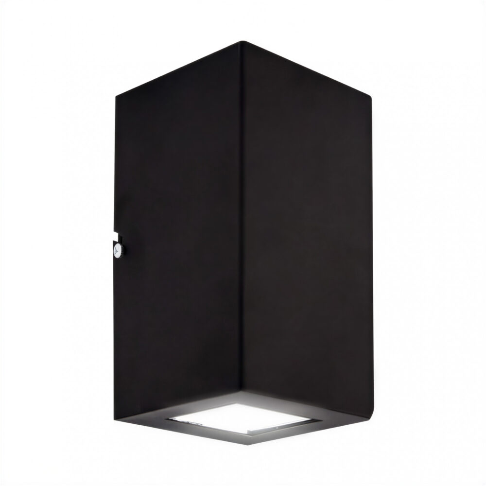 mini faro antivandálico negro e27
