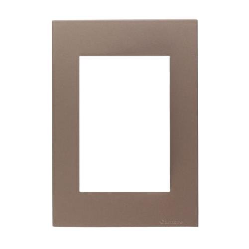 Tapa y Distanciador Bauhaus - 8 Módulos - Champagne