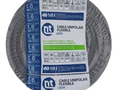 Cable Unipolar LSOH 4 mm - Negro - Por Metro