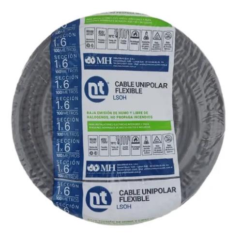 Cable Unipolar LSOH 10 mm - Negro - Por Metro