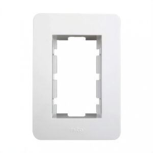 Home 102627 bastidor + tapa mito 5 x 10 – 3 módulos – blanco