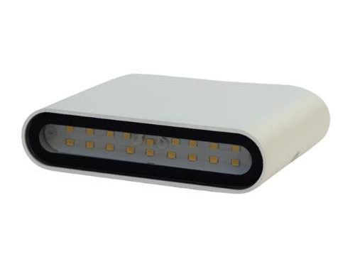 Aplique Led Alar Mini Lino - 7w - Luz Cálida - Blanco