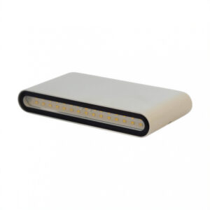 aplique led alar mini lino 7w luz cálida blanco