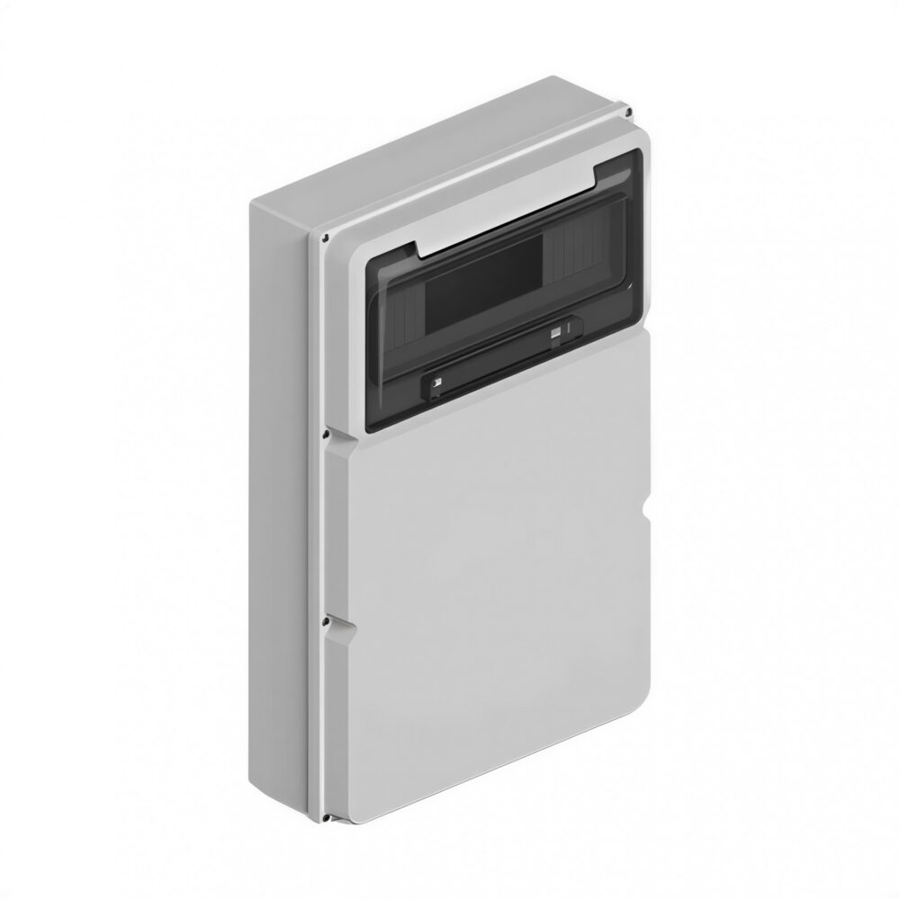 103105 caja estanca ip65 para 12 módulos din + 1 módulo ciego
