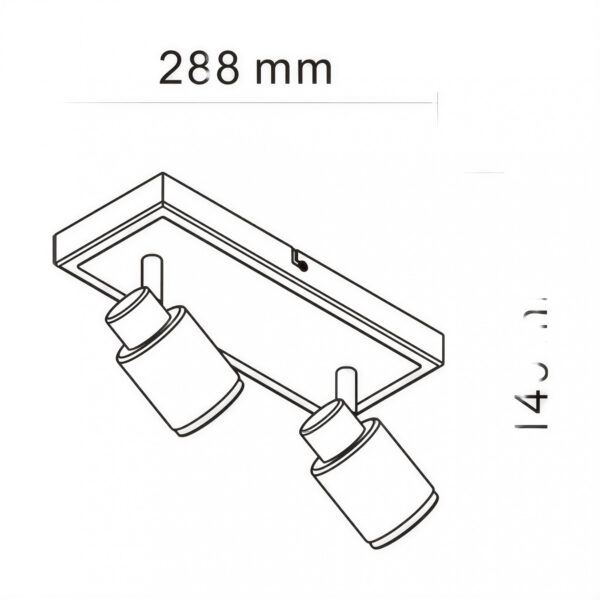 aplique koe 1 luz gris g9 aplique koe 1 luz gris g9
