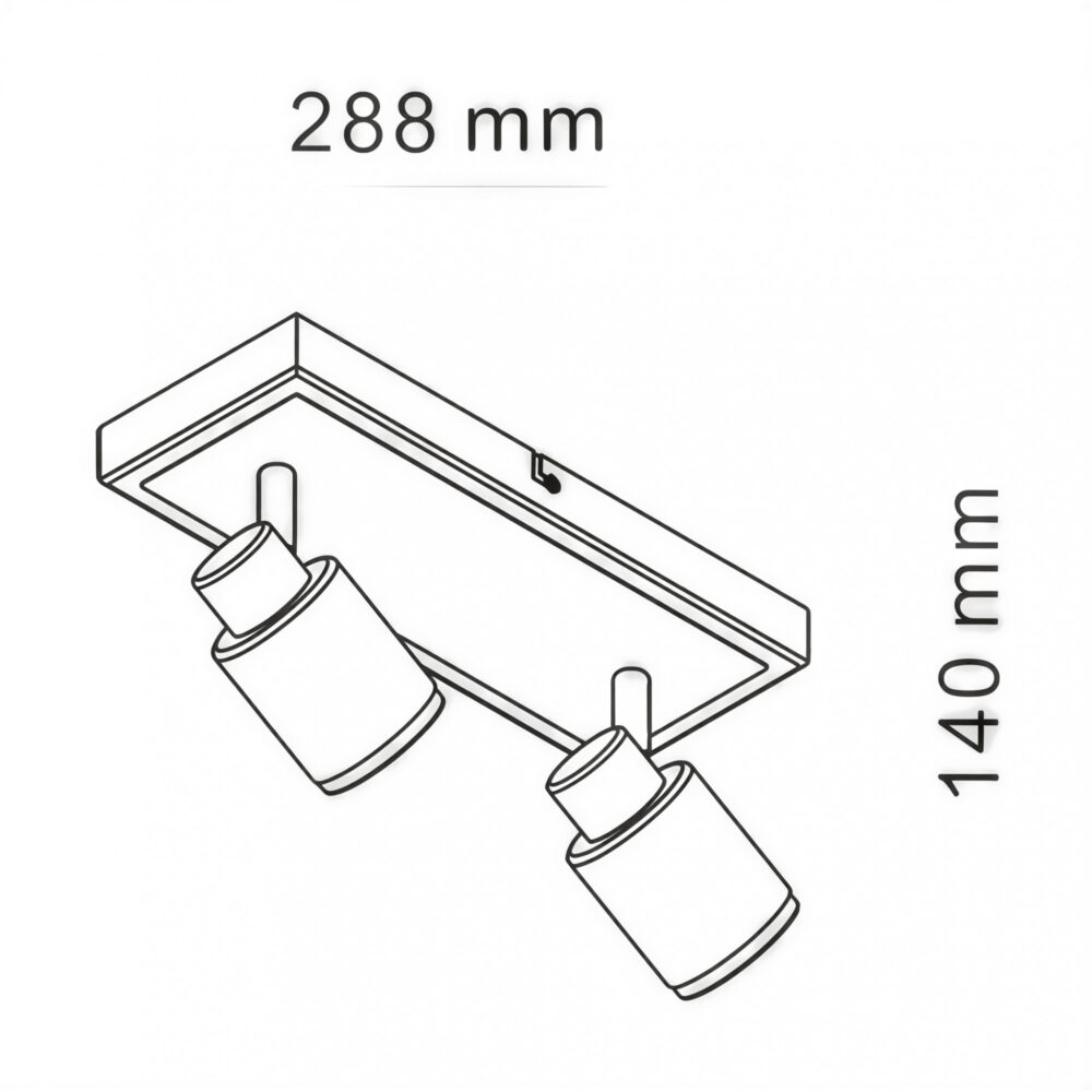 aplique koe 1 luz gris g9