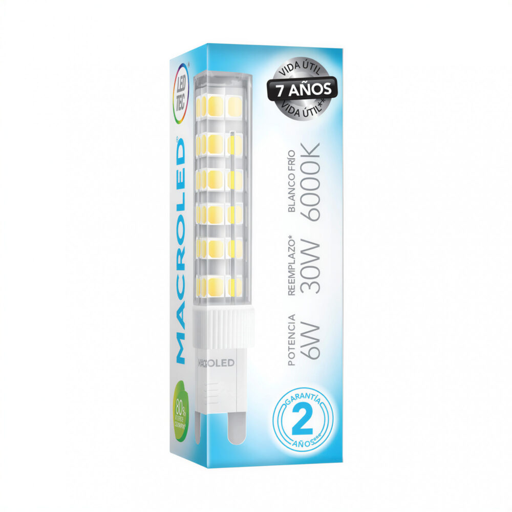 lampara led bi pin 2.5w opal g4 luz fria 220v lampara led bi pin 2.5w opal g4 luz fria 220v