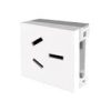 MODULO PLATINUM TOMACORRIENTE 20A BLANCO