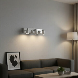aplique koe 1 luz gris g9