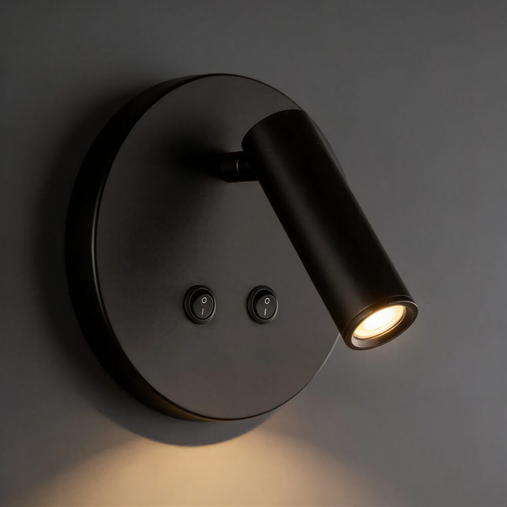 aplique koe 1 luz gris g9