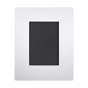 104173 tapa arte platinium con distanciador blanco 4 módulos