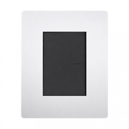 104173 tapa arte platinium con distanciador blanco 4 módulos