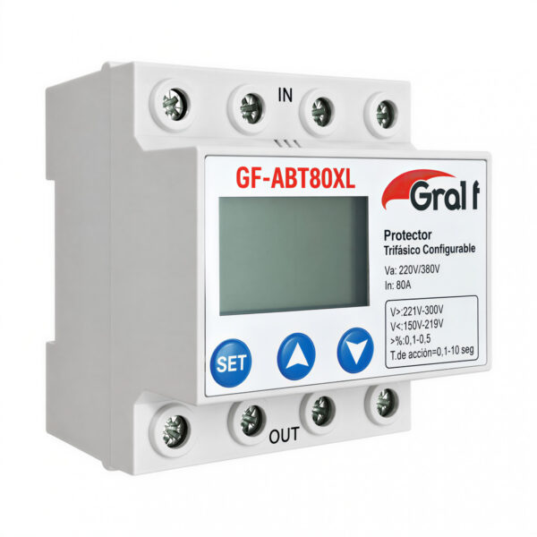 104192 protector trifásico configurable 80a gf abt80xl riel din