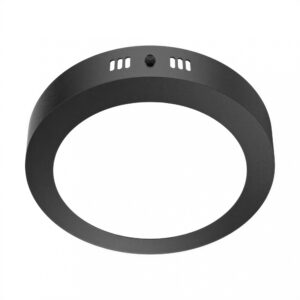 plafon led redondo 12w 6000k negro