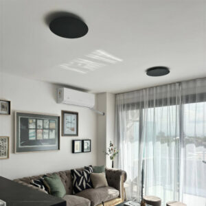 aplique led eclipse 22 w negro