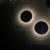 aplique led eclipse 22 w negro