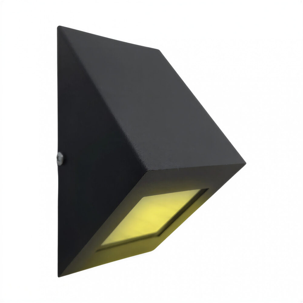 aplique led eclipse 22 w negro