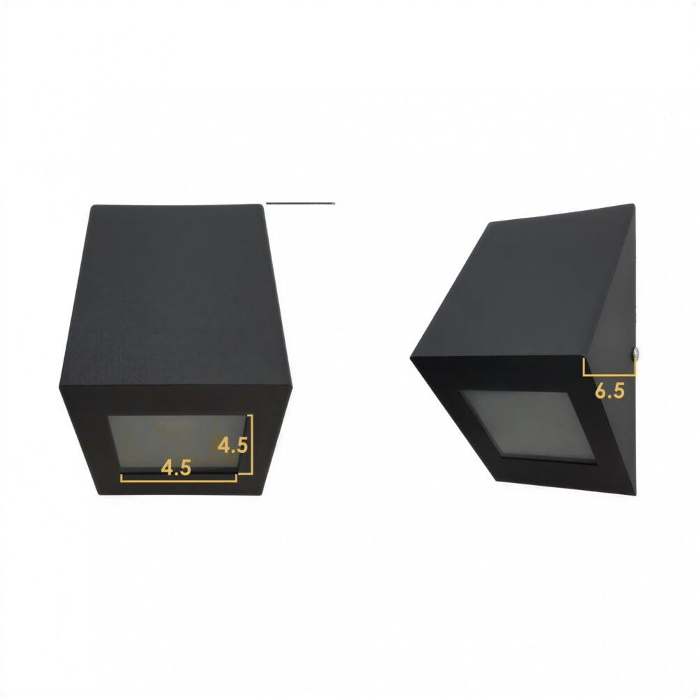 aplique led eclipse 22 w negro