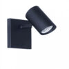 aplique rodry 1 luz negro gu10