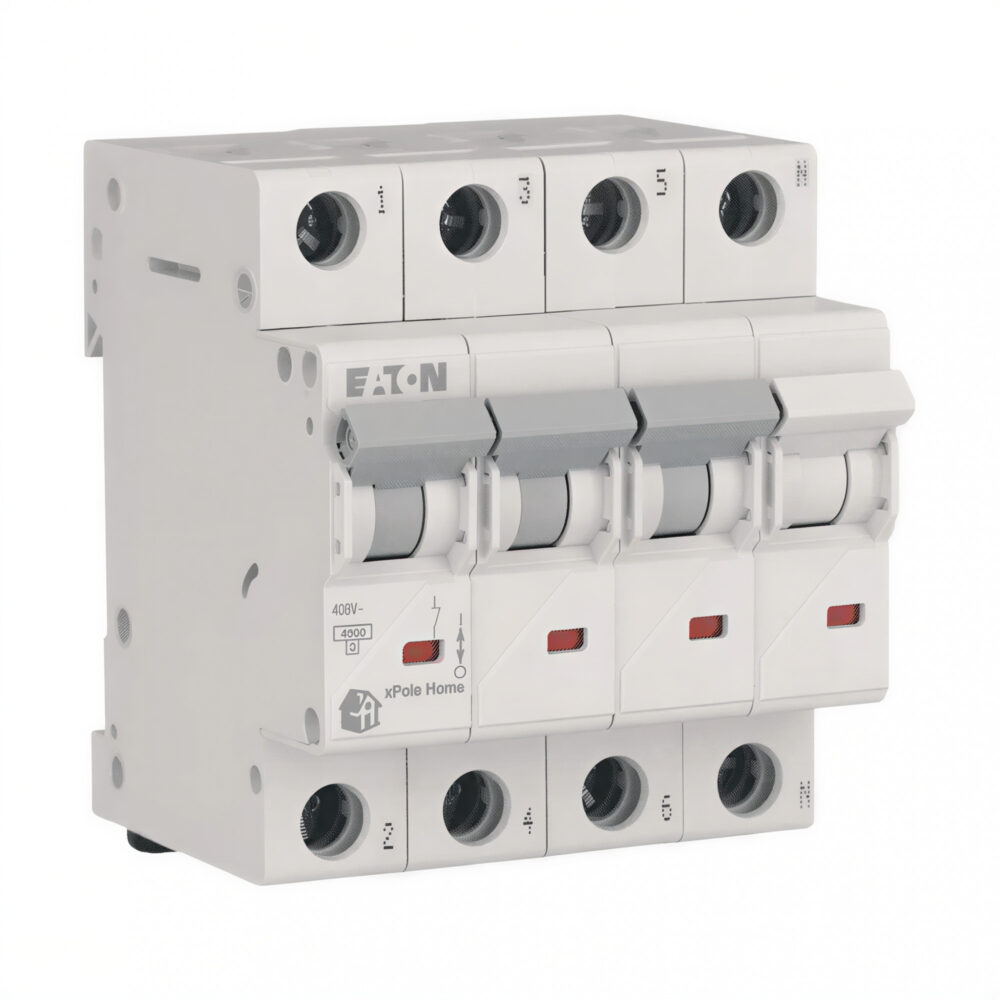 interruptor termomagnético din 4 polos 20a curva c 6ka