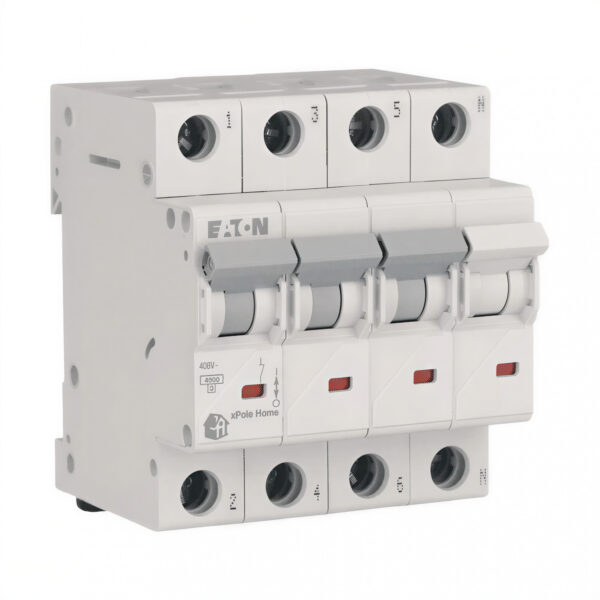 interruptor termomagnético din 4 polos 20a curva c 6ka interruptor termomagnético din 4 polos 20a curva c 6ka