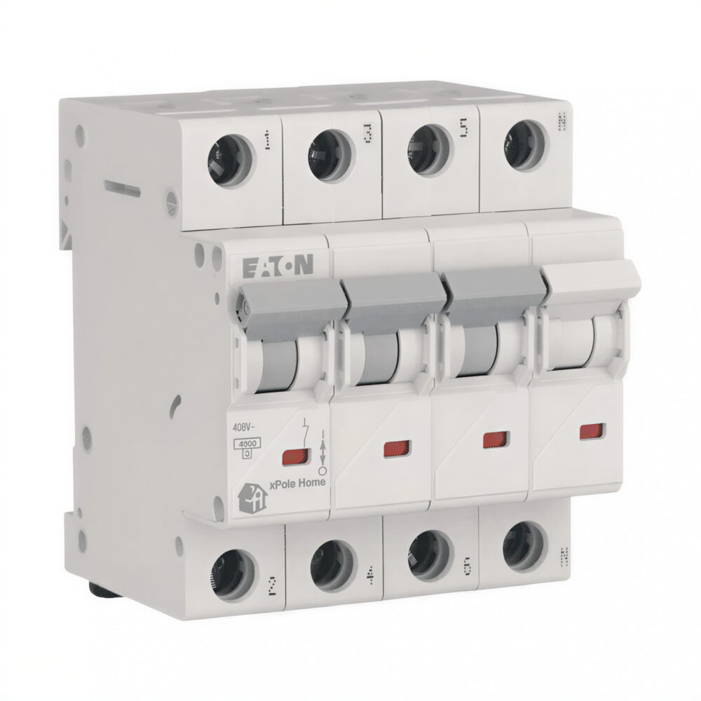 interruptor termomagnético din 4 polos 20a curva c 6ka
