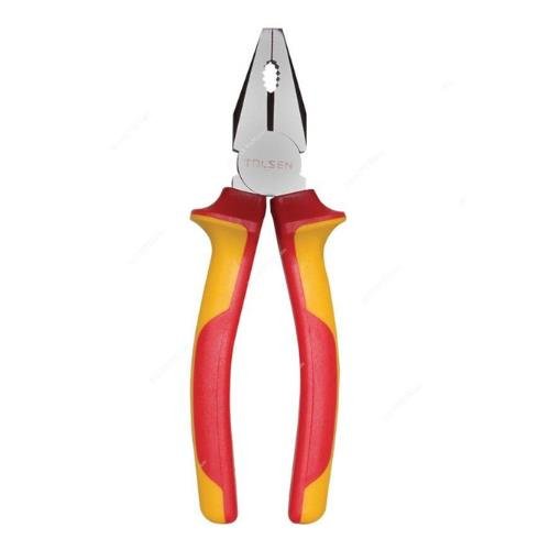 PINZA UNIVERSAL AISLADA TOLSEN 8" 1000V MANGO ANTIDESLIZANTE