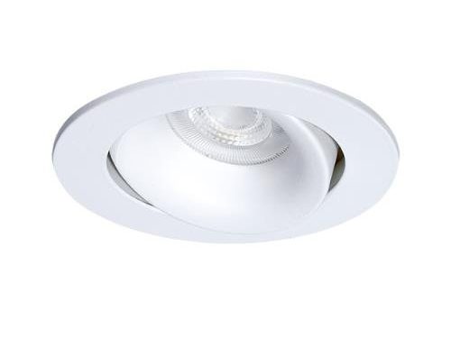 Embutido Redondo Móvil para Dicro GU10 - Blanco