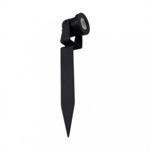 aplique spot con jabalina 1 luz negro gu10