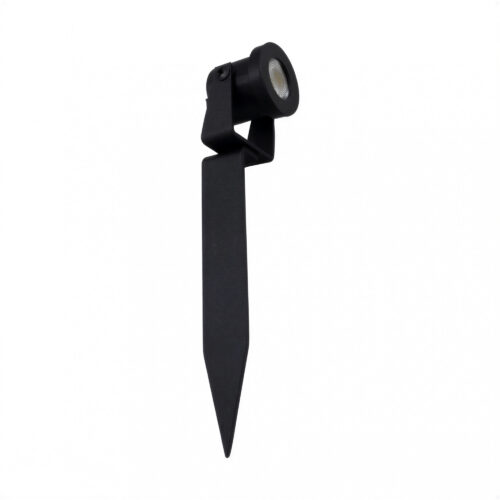 aplique spot con jabalina 1 luz negro gu10