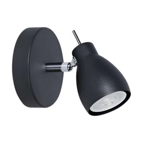 aplique led eclipse 22 w negro