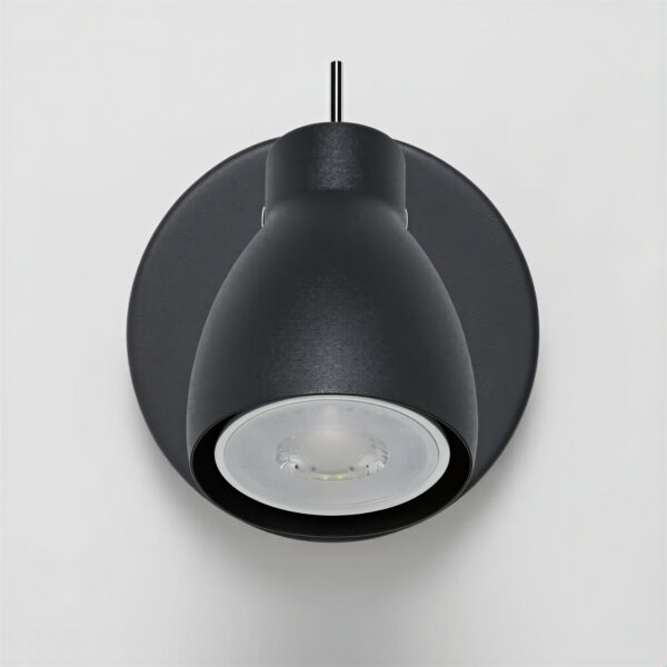 aplique led eclipse 22 w negro aplique led eclipse 22 w negro