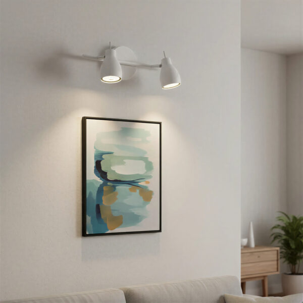 aplique led eclipse 22 w negro