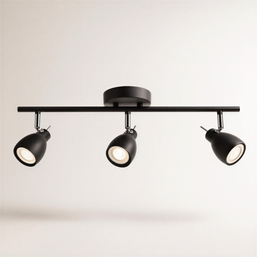aplique led eclipse 22 w negro