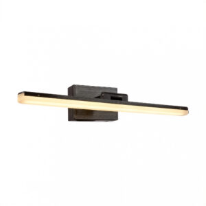 aplique led eclipse 22 w negro