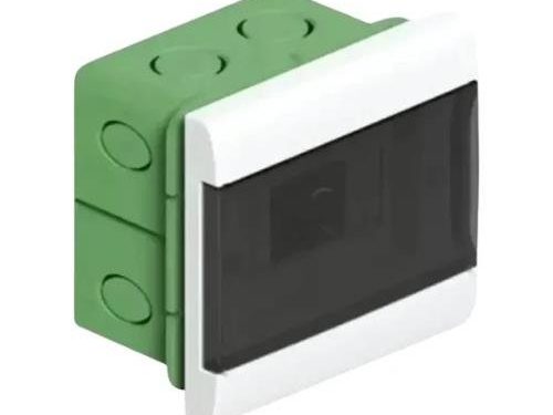 Caja de Embutir para 8 Módulos - Puerta Fume