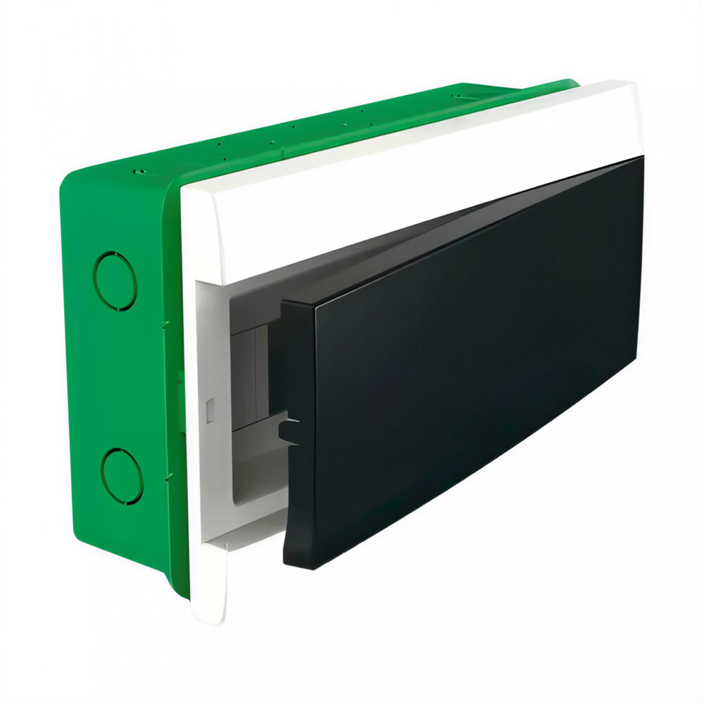 107077 caja de embutir 12 módulos din con puerta fumé 107077 caja de embutir 12 módulos din con puerta fumé