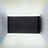 aplique led eclipse 22 w negro