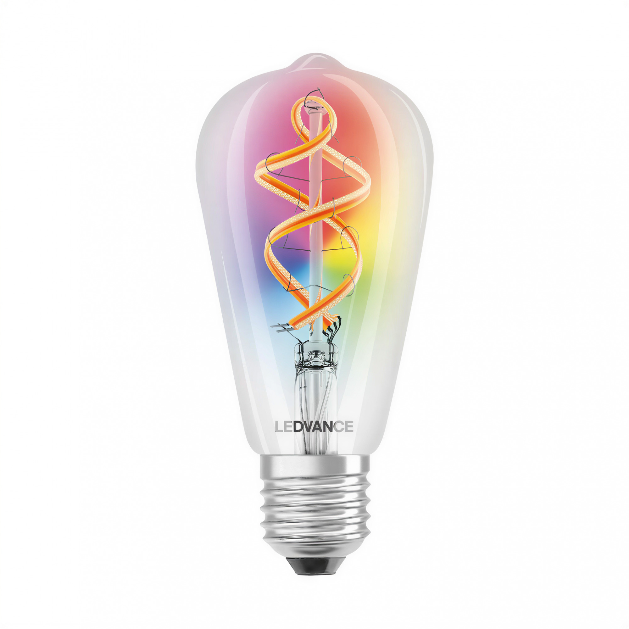lampara led smart + wifi 6w rgb e27 filamento