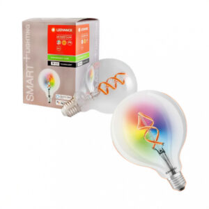 lampara led smart + wifi 6w rgb e27 filamento globo